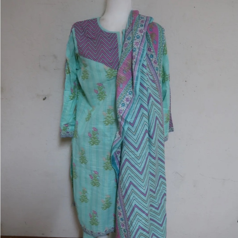 Indian Pakistani khaddar salwar kameez